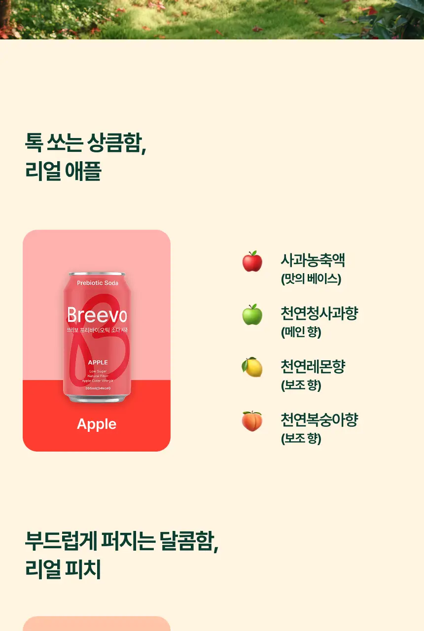 [NEW] 브리보 프리바이오틱 소다 복숭아 355ml 상세페이지 27